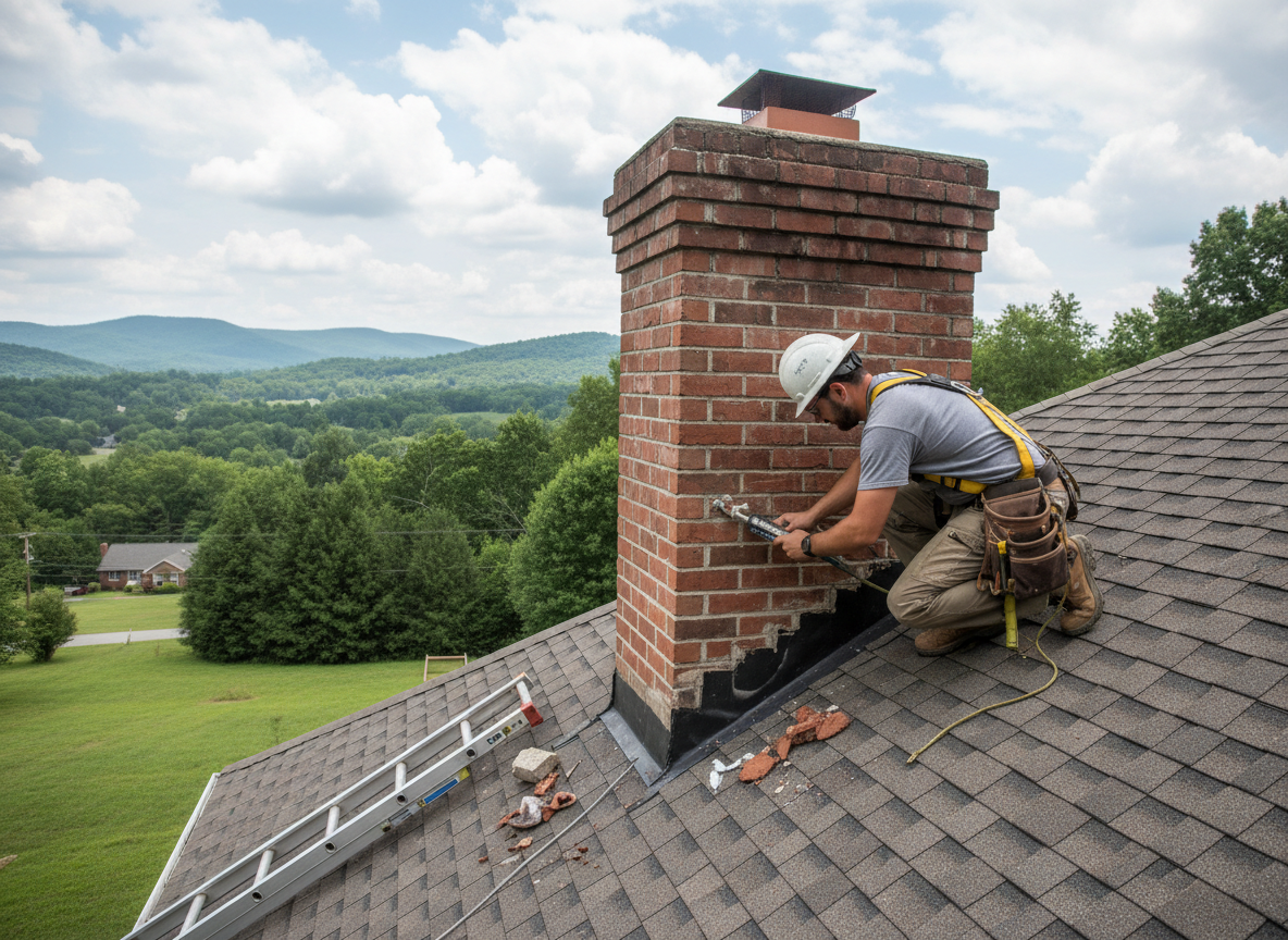 chimney leak repair in Murphy