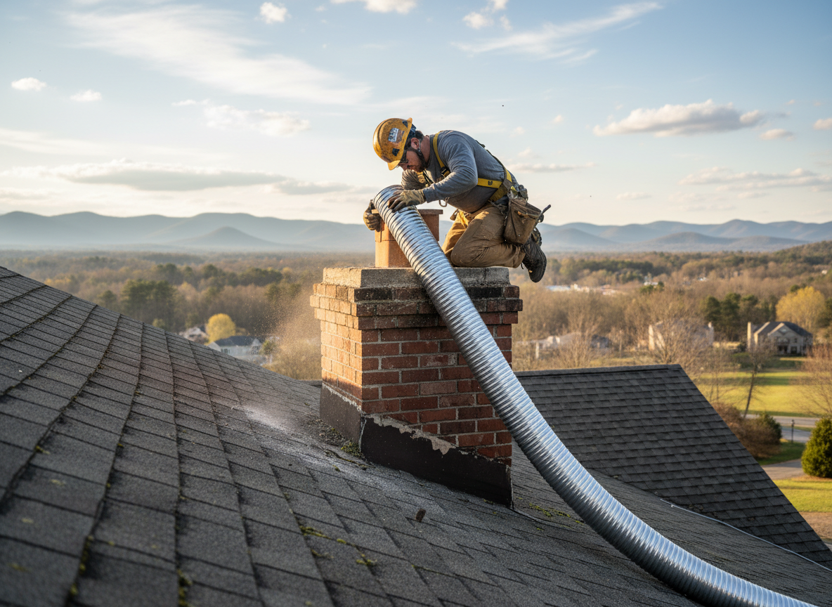 chimney liner repair in Murphy