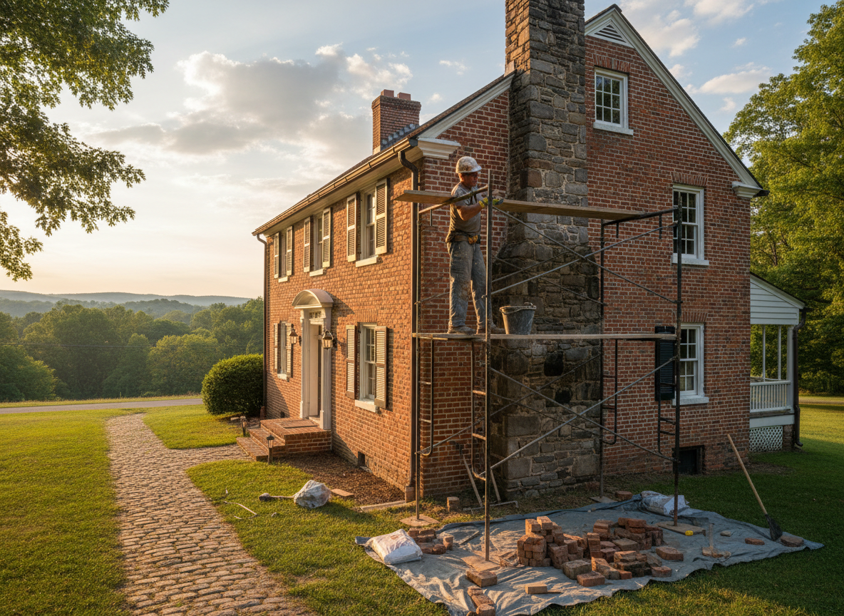 chimney restoration in Murphy