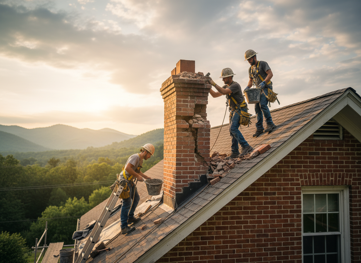 emergency chimney repair in Murphy