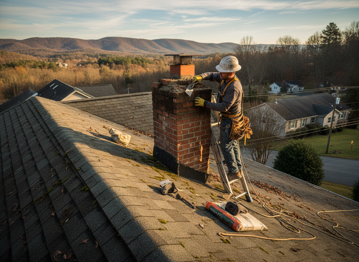 roof chimney repair in Murphy
